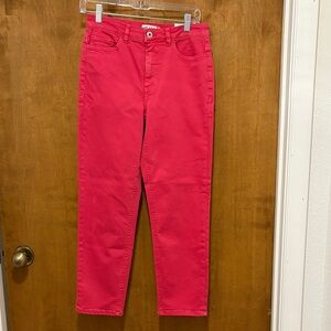 545. Ichi Women's High-Rise Slim Jeans - Bright Pink